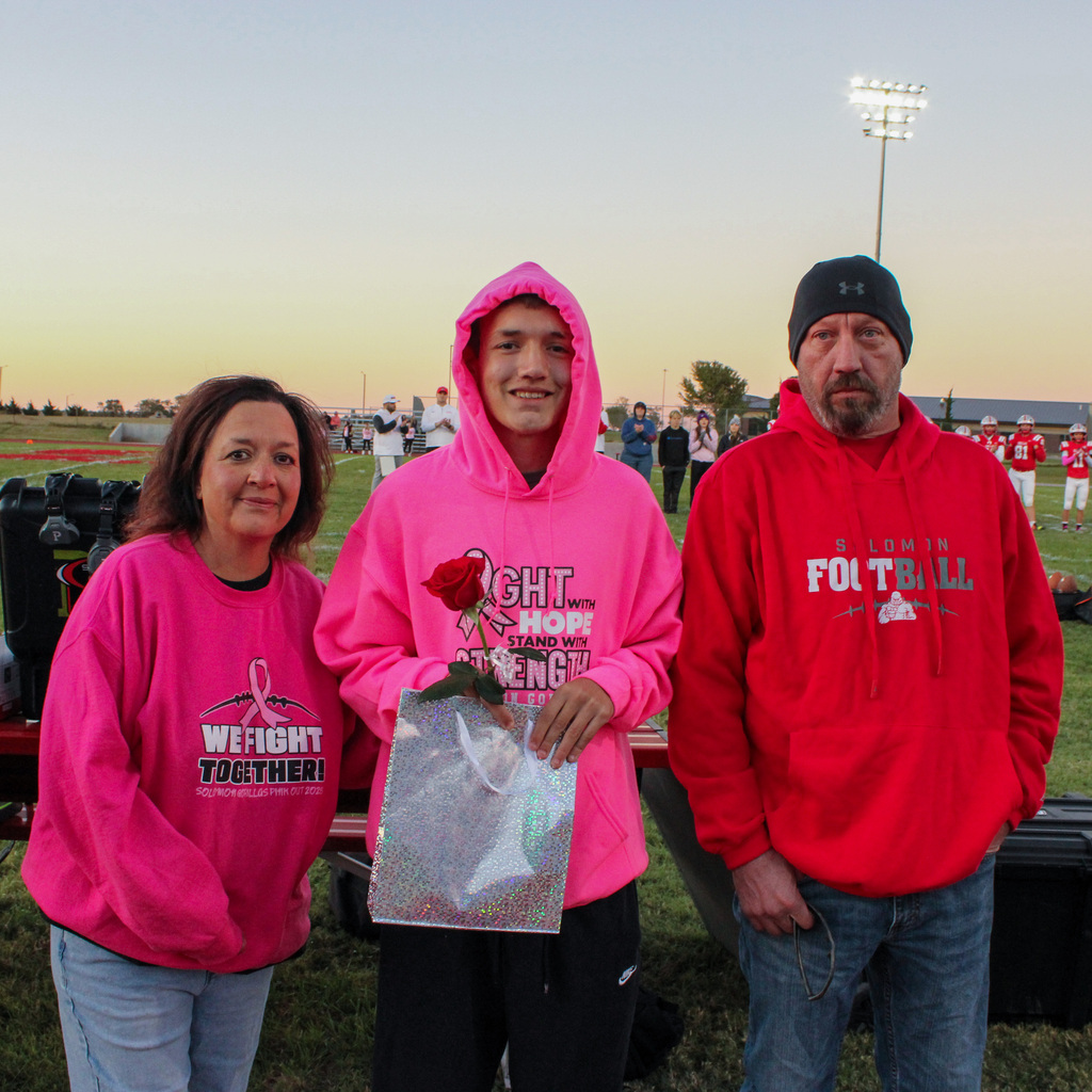 Cross Country Senior Night ceremony
