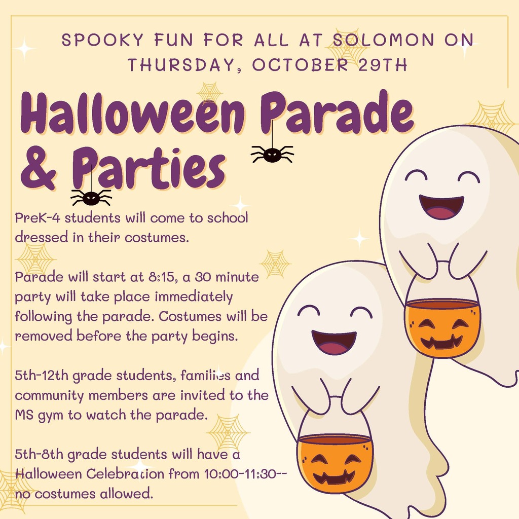 Halloween Parade and Parties on October 29th