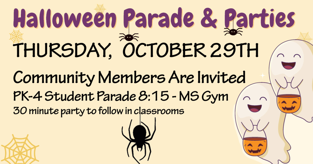 Halloween Parade and Parties on October 29th