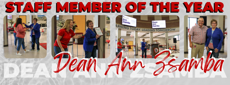 Staff member of the year Dean Ann Zsamba