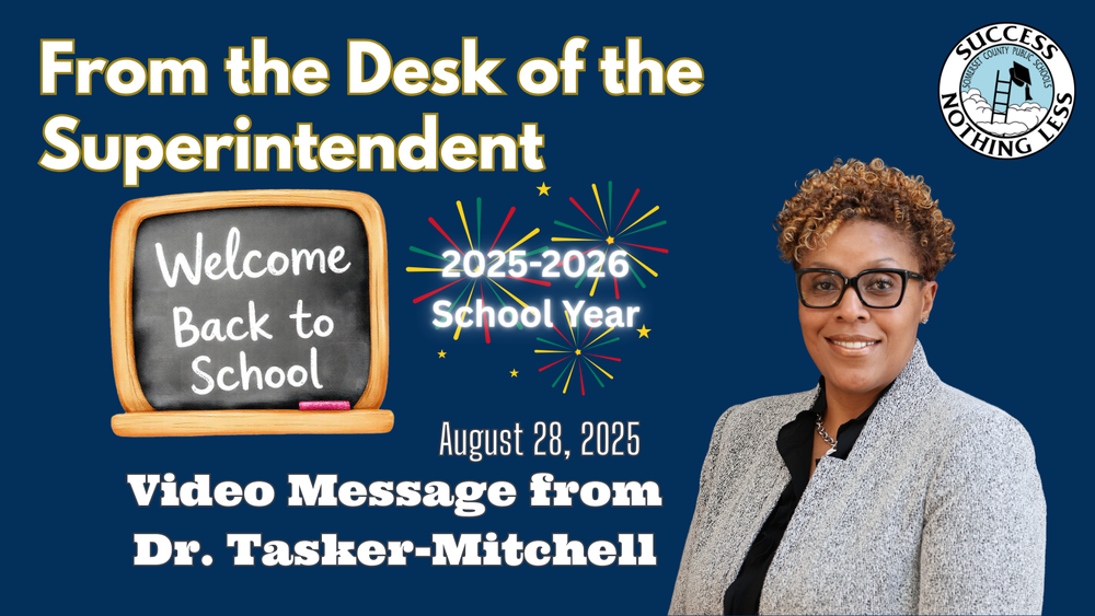 back to school message from the superintendent