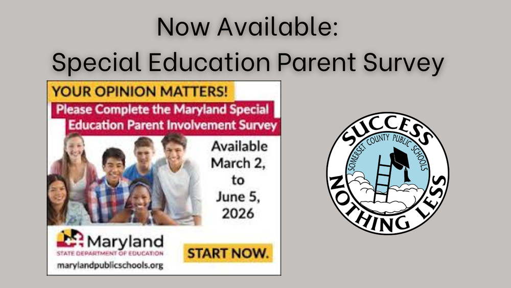 Now available: Special Education Parent Survey