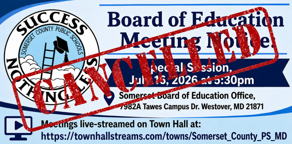 Cancelled Meeting Banner