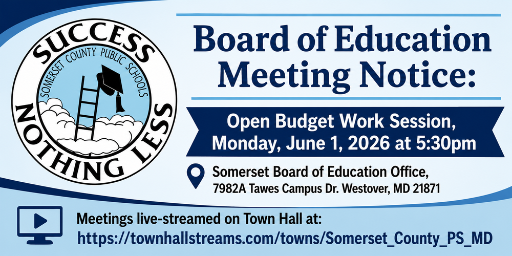 Graphic showing meeting details