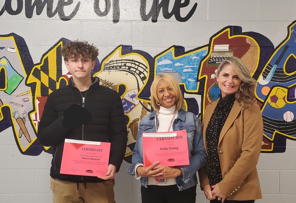 Student and Staff of the week Owen Monroe and Delia Young