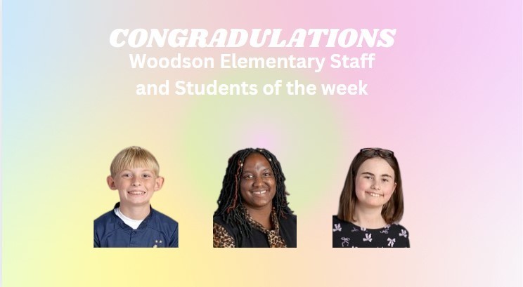 Staff and students of the week