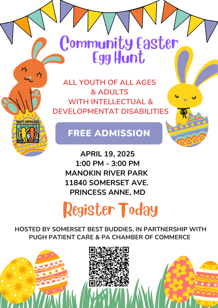 community egg hunt flyer