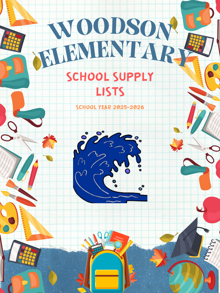 cover page for supply list