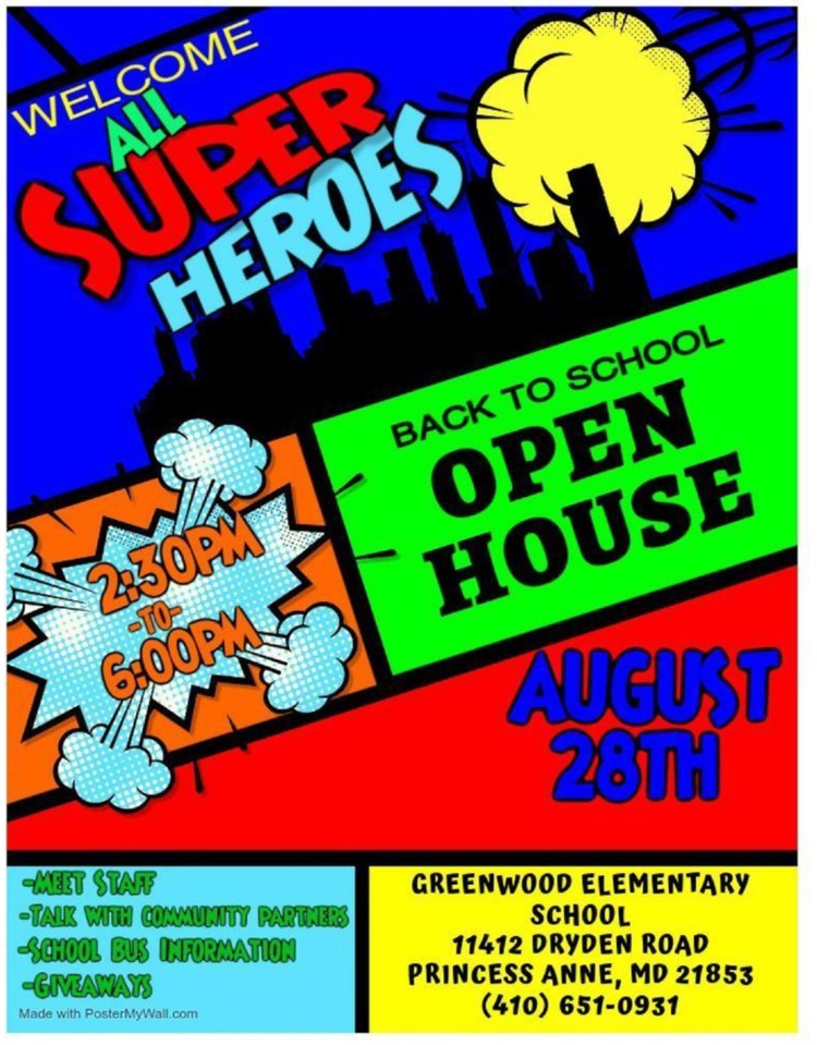 open house Aug 28 th