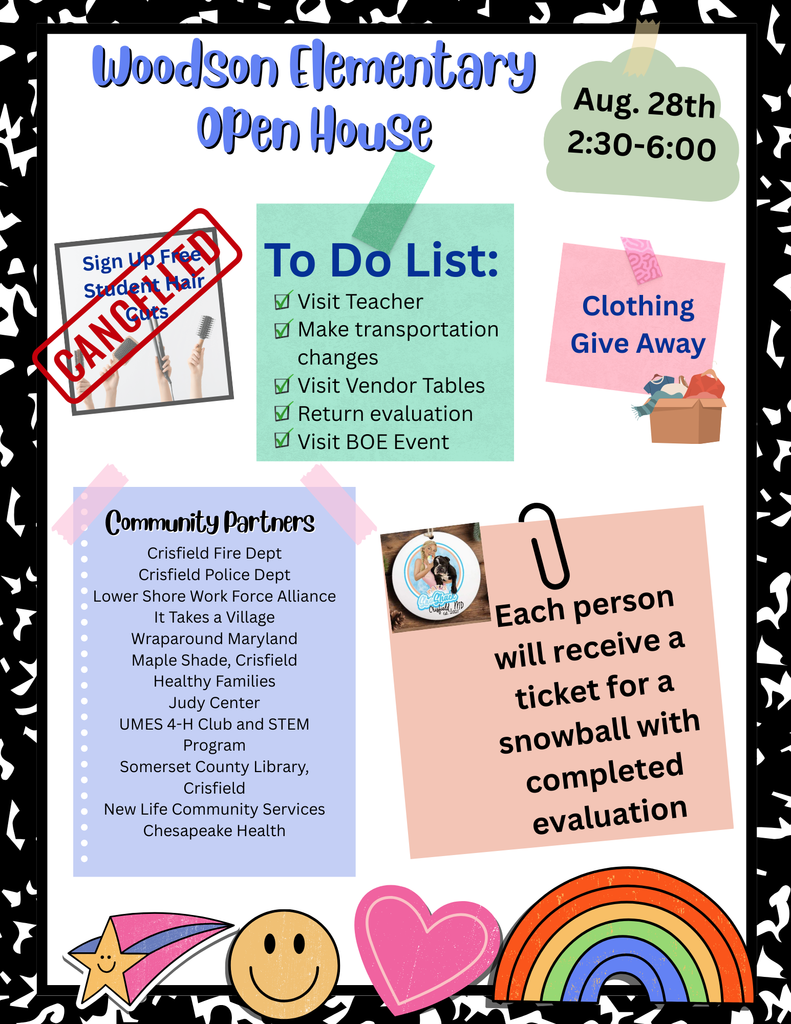 updated WES open house flyer