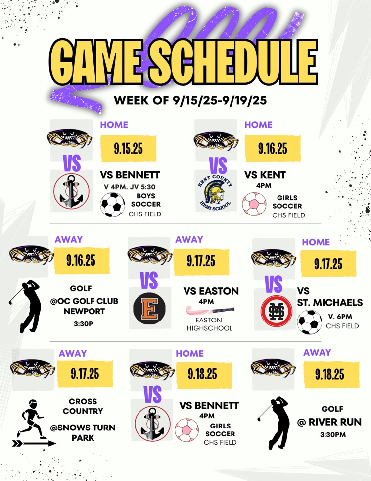 scheduled games 9/15
