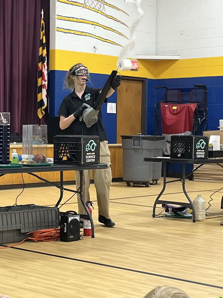 person and science experiment