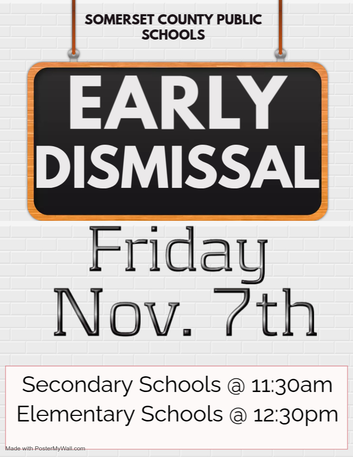 Nov. 7th Early Dismissal