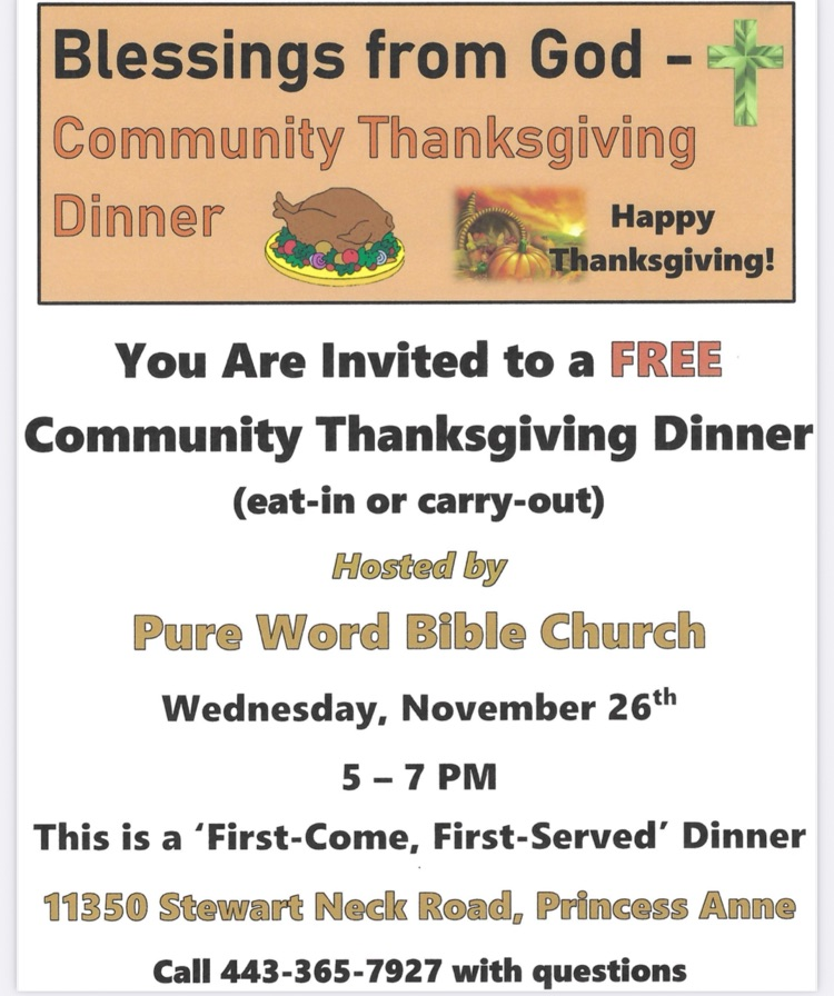Community Thanksgiving Dinner