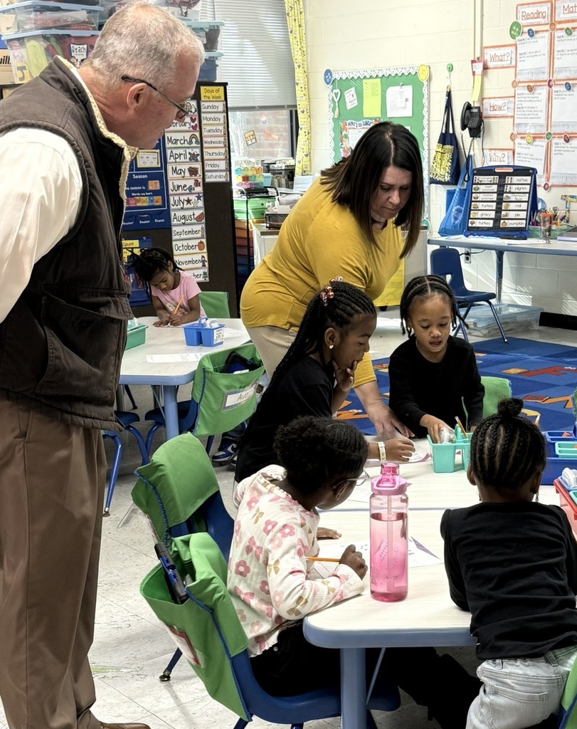 Interim superintendent visit to PAES