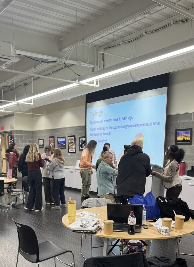 Images of teachers at the November 2025 New Teacher Professional Development night at SCTHS