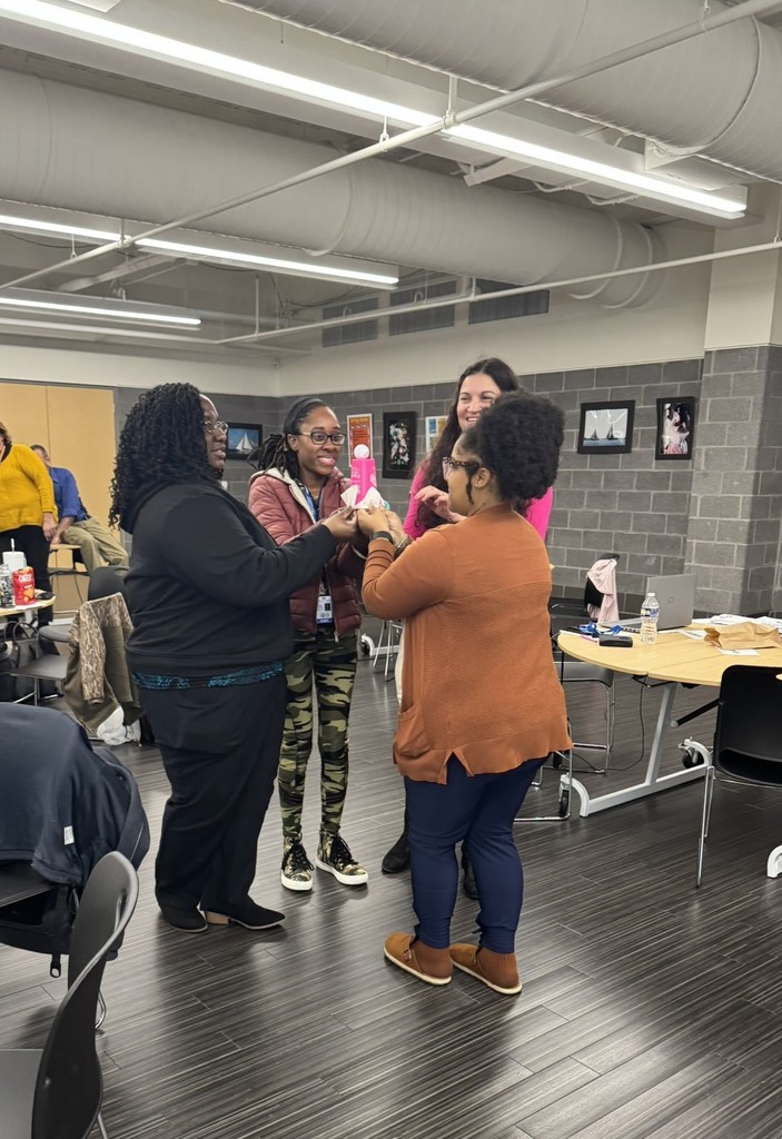 Images of teachers at the November 2025 New Teacher Professional Development night at SCTHS