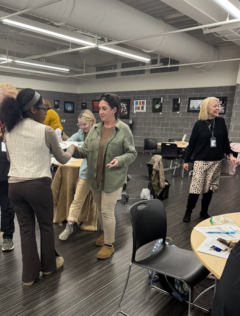 Images of teachers at the November 2025 New Teacher Professional Development night at SCTHS