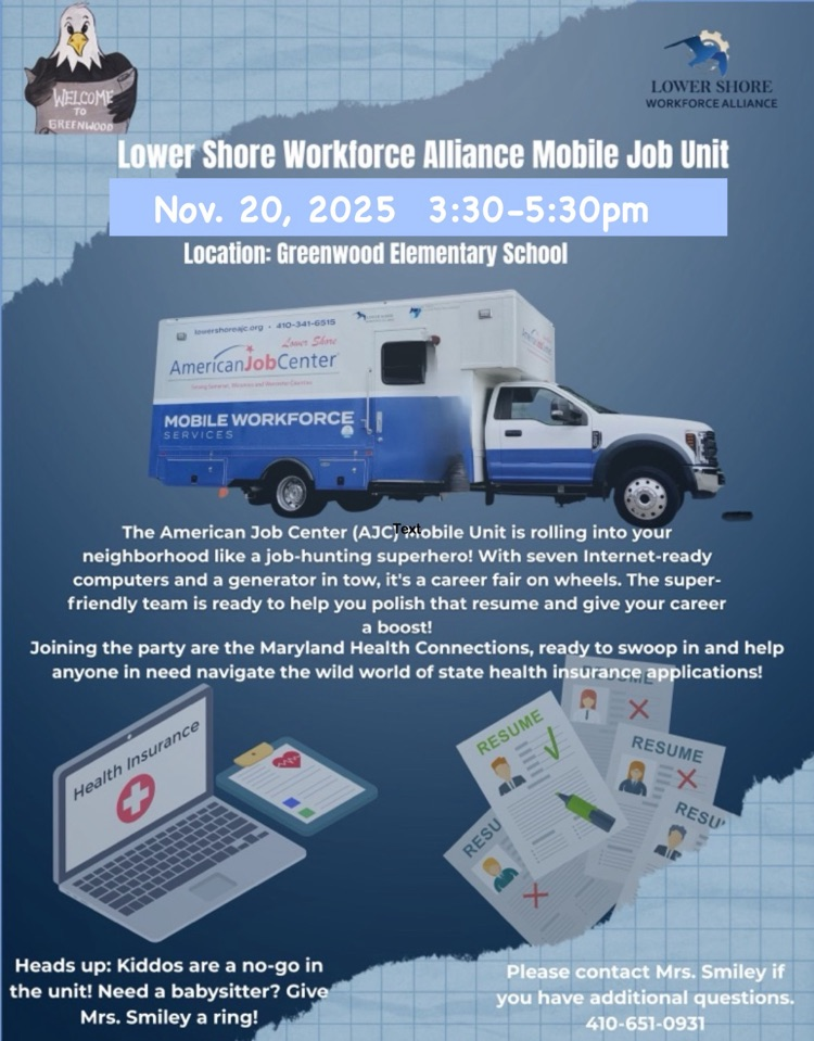 Mobile Job Unit Nov 20th 3:30-5:30pm