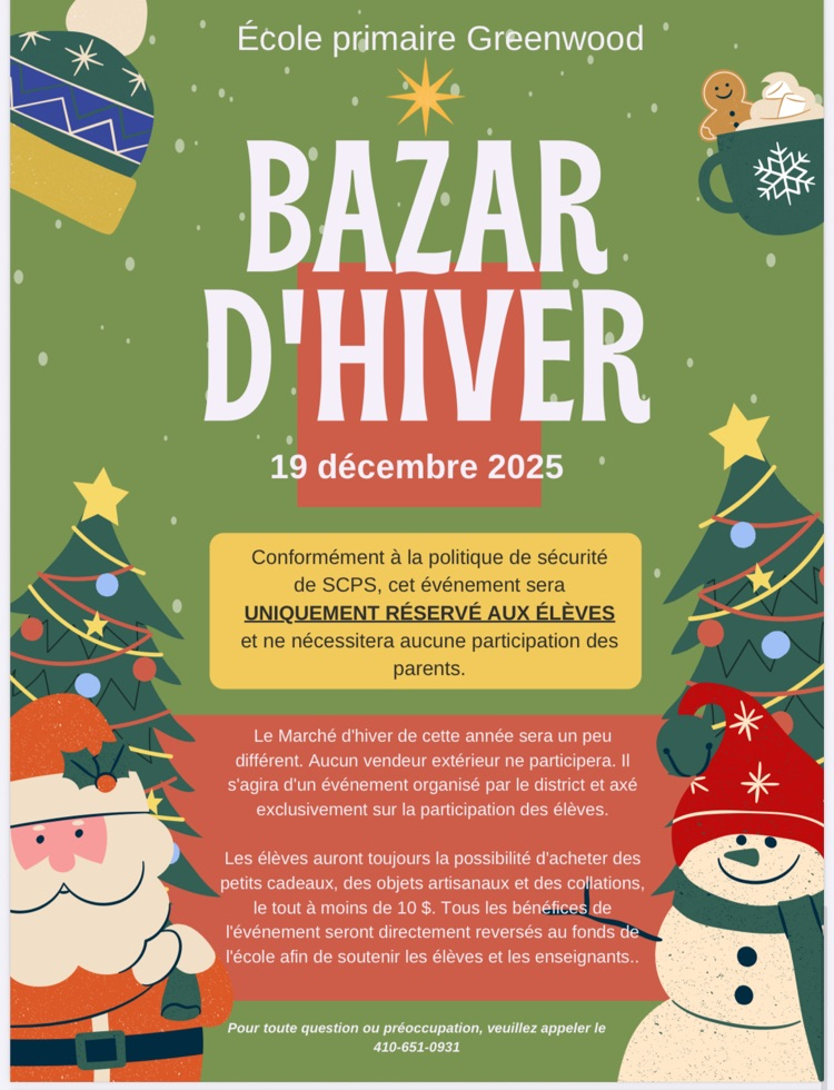 GES Winter Bazaar 2025 French 