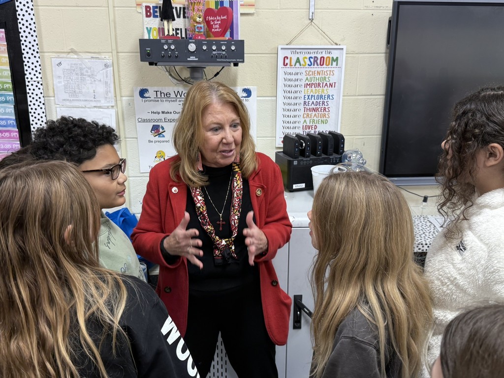 Pictures of Mary Beth Carozza's visit to Somerset County Public Schools