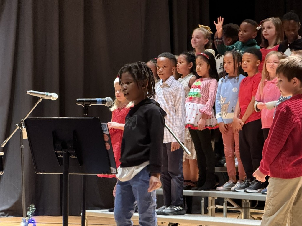 students performing at the GES Winter Concert