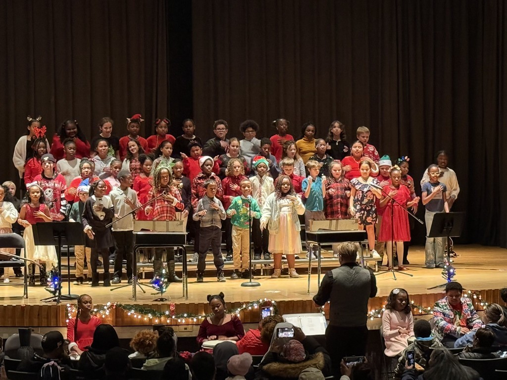 students performing at the GES Winter Concert