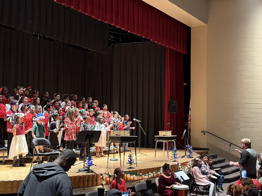 students performing at the GES Winter Concert