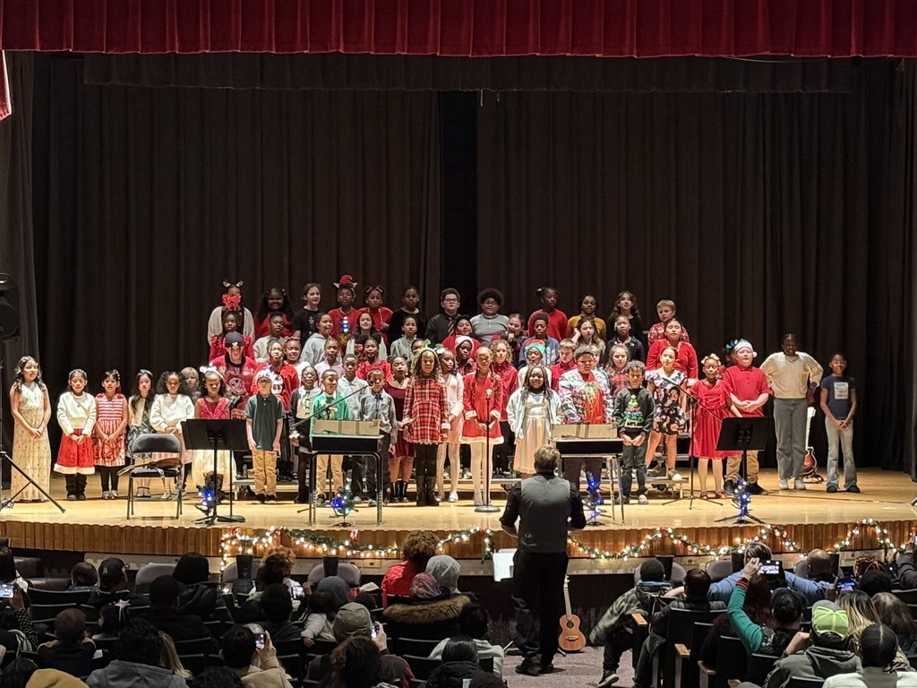 students performing at the GES Winter Concert