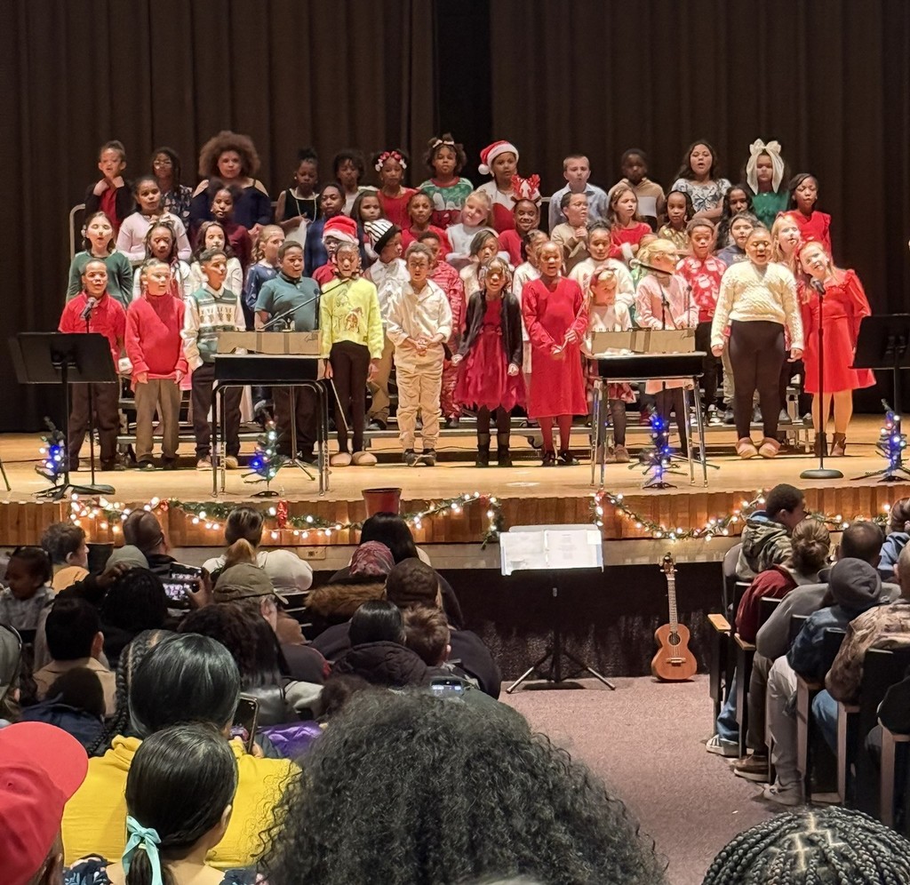 students performing at the GES Winter Concert