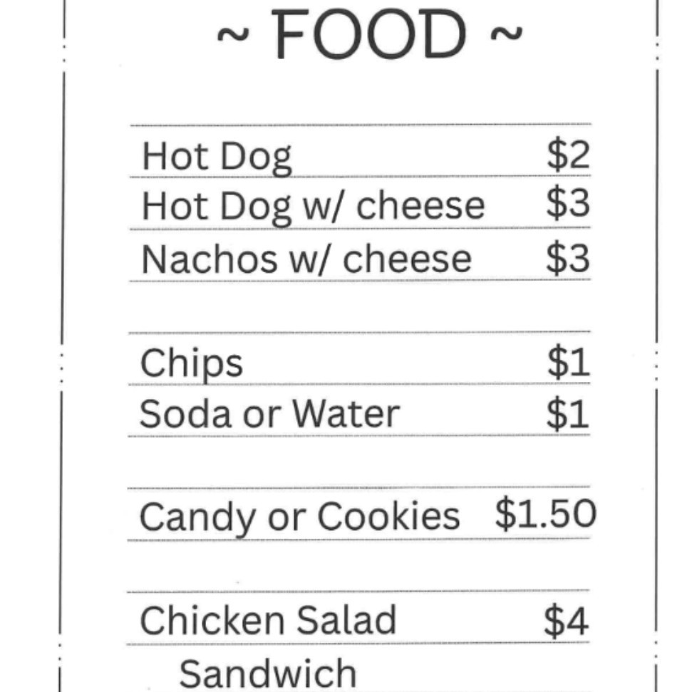 List of food items