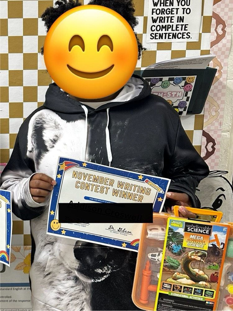 November Writing Contest Winners