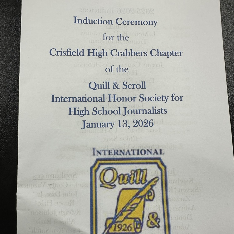 CHS Quill & Scroll Induction