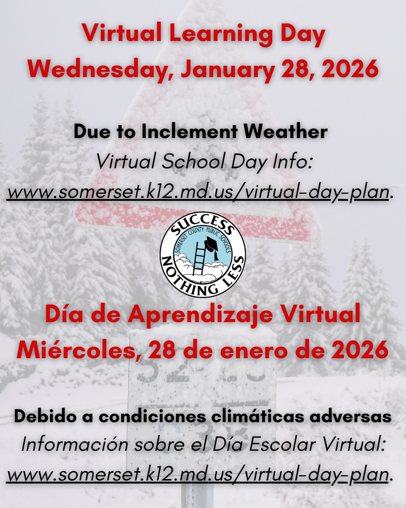 virtual learning day - wednesday january 28, 2026 due to inclement weather