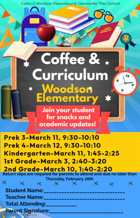 Coffee and Curriculum for March