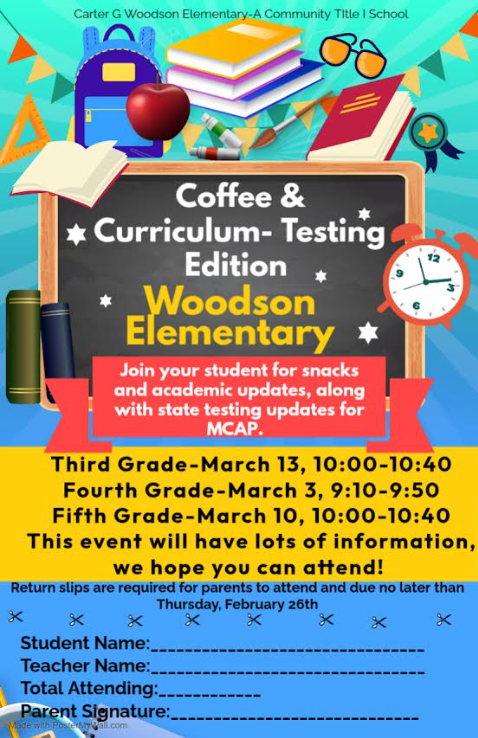 Coffee and Curriculum for March