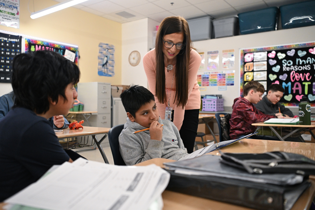 Images from the classroom of Sarah Mister, Somerset Intermediate School's Teacher of the Year Candidate and her students.