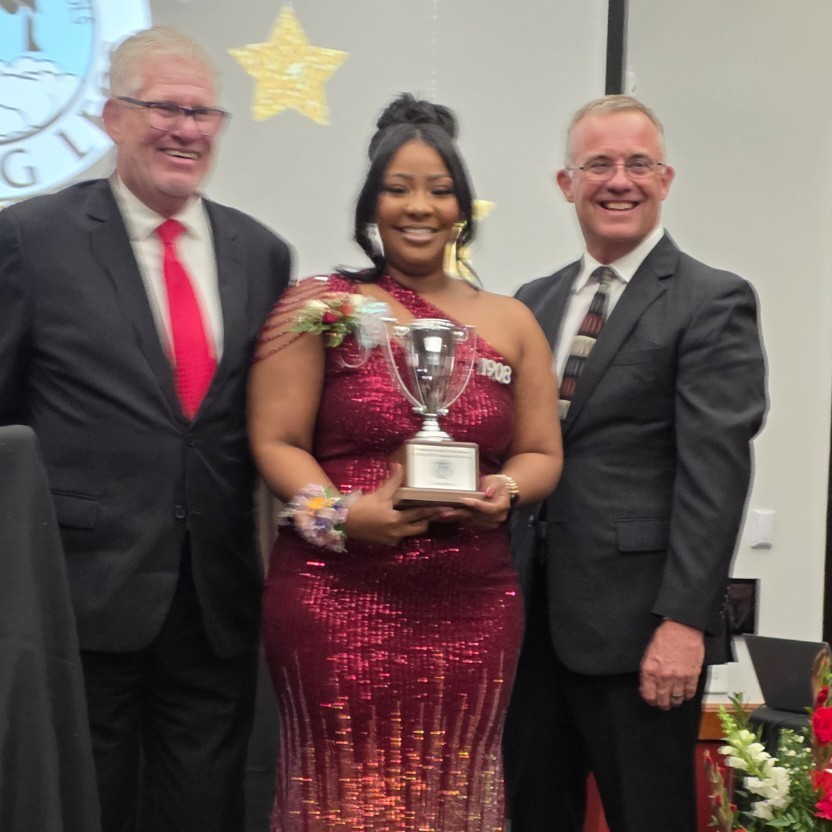 Somerset County's Teacher of the Year, Ms Bevins