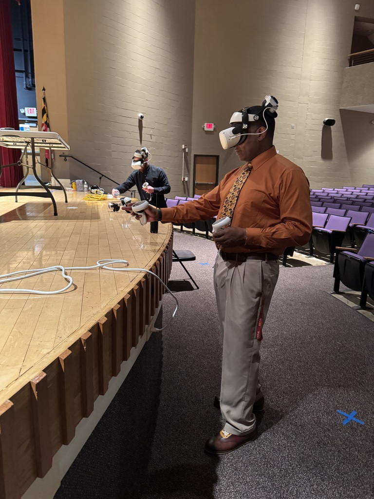 Mr. Edwards testing the equipment 😂