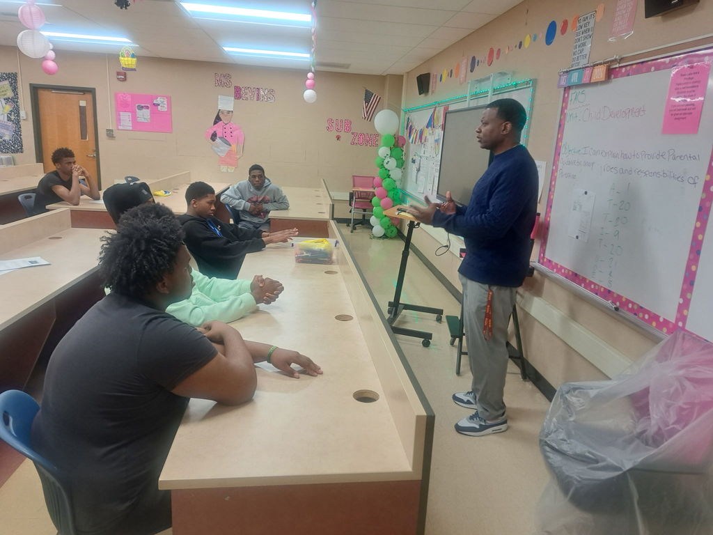 Mr. Edwards  speaking to the young men