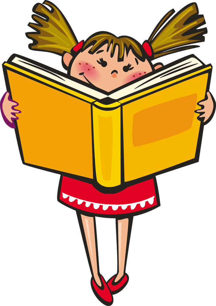 student holding book