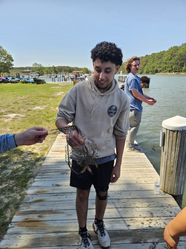 9th graders at Janes Island State Park