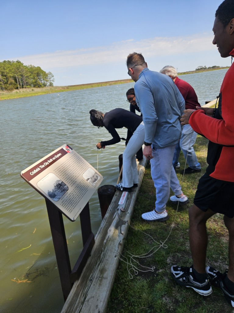 9th graders at Janes Island State Park