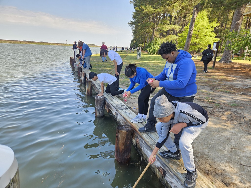 9th graders at Janes Island State Park