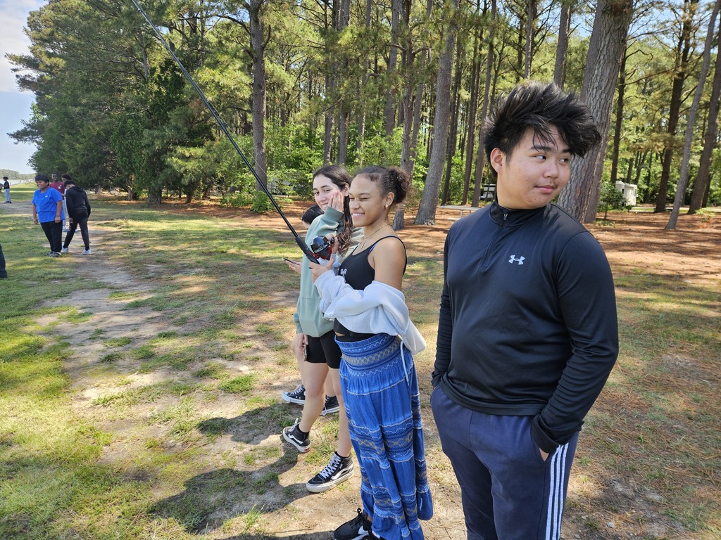 9th graders at Janes Island State Park