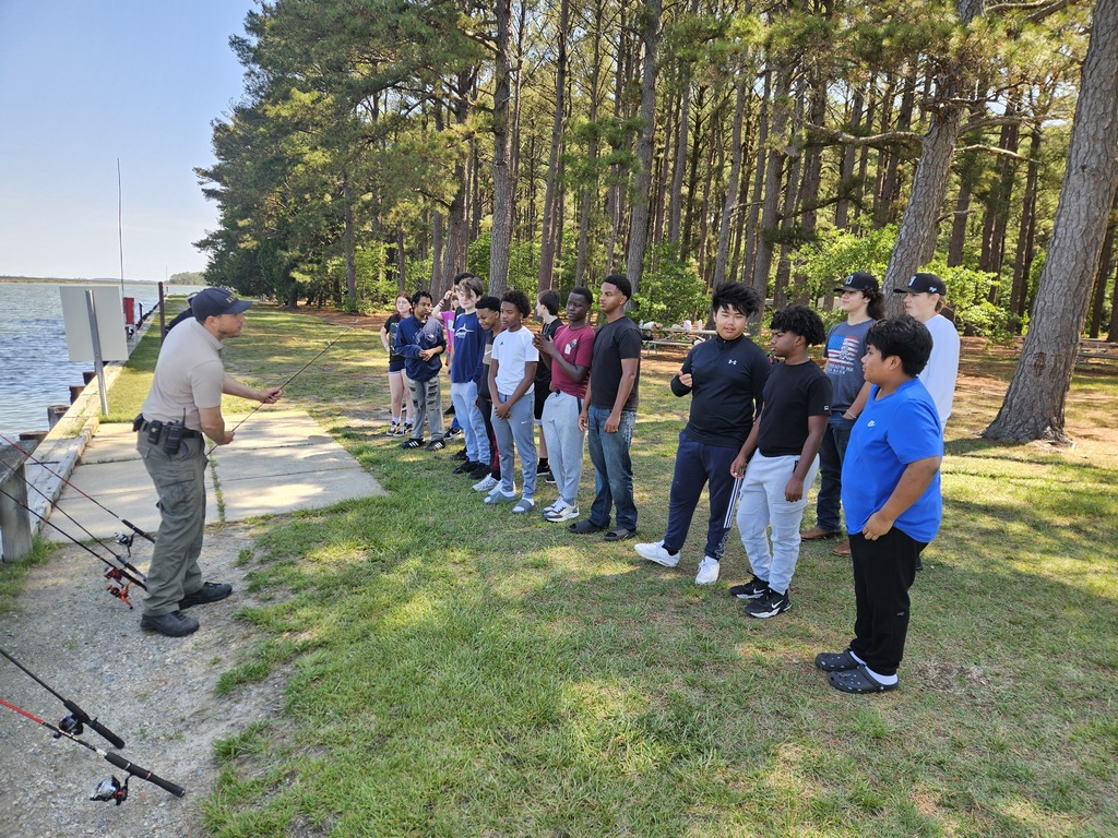 9th graders at Janes Island State Park