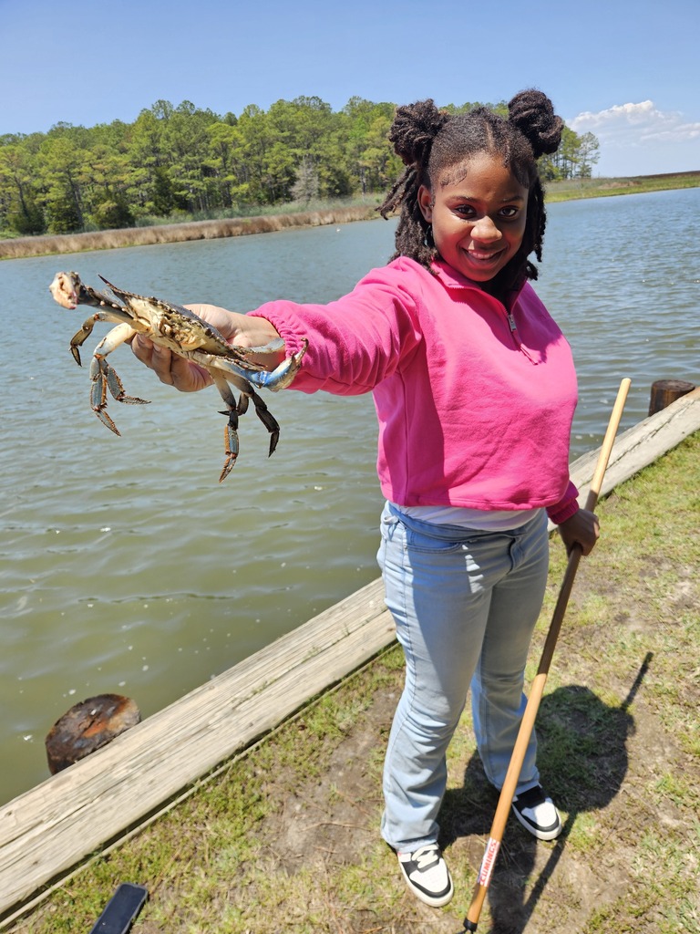 9th graders at Janes Island State Park