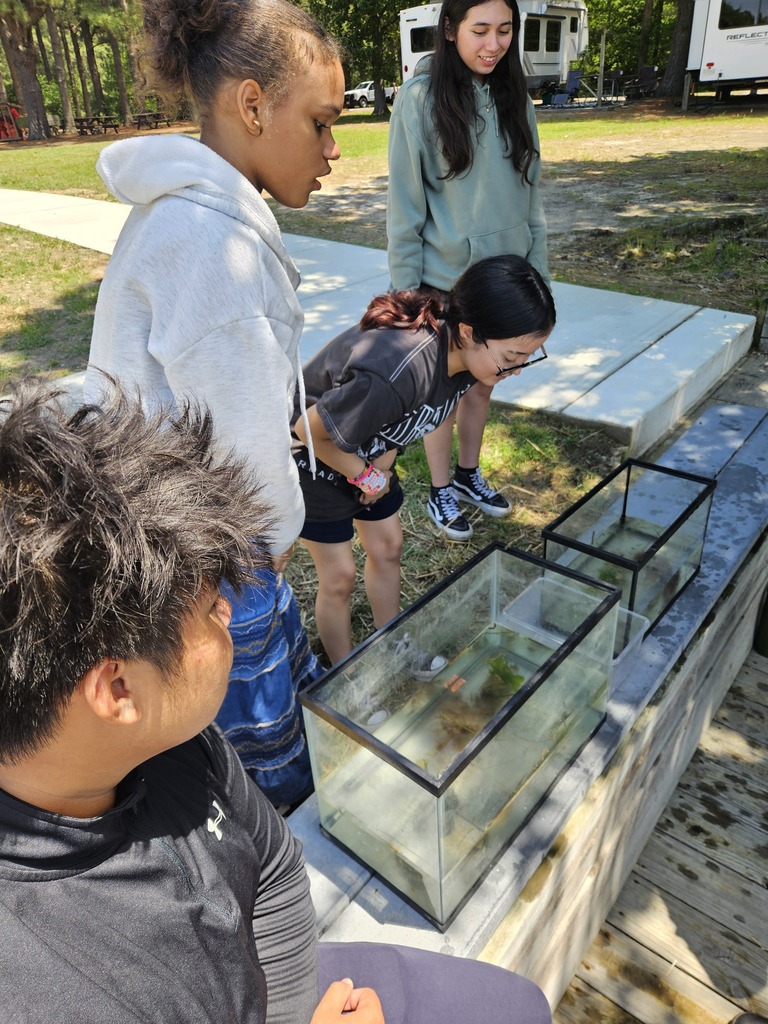 9th graders at Janes Island State Park