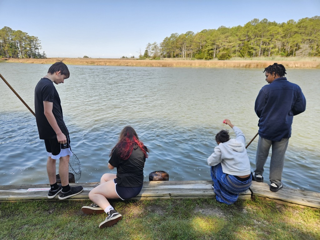 9th graders at Janes Island State Park