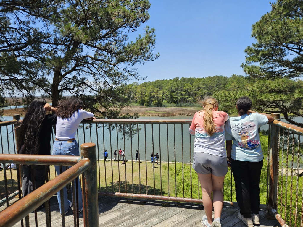 9th graders at Janes Island State Park